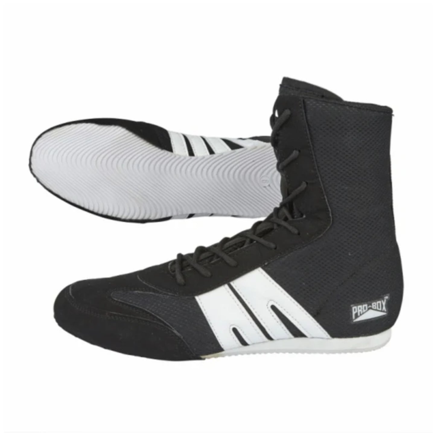 PRO-BOX CLASSIC BOXING BOOTS BLACK/WHTE